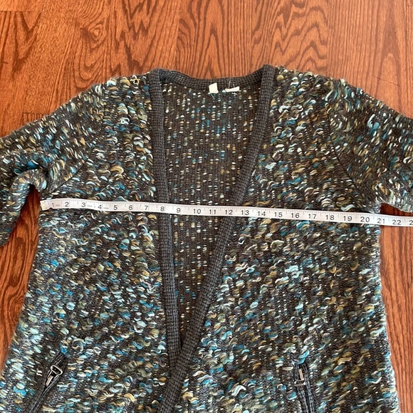Anthropologie MOTH Keavy chunky tweed cardigan jacket sweater open front M - Picture 14 of 17